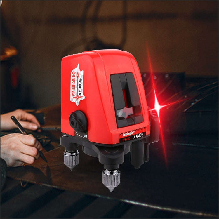 AK435 Laser Level 3D Self Leveling 2 Line Lasers Horizontal Vertical Lasers Level 360 Tripod Mini...