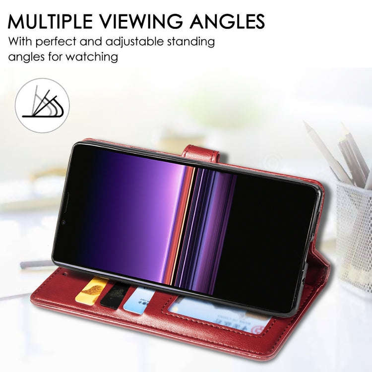 Retro Solid Color Leather Buckle Mobile Phone Protection Leather Case with Lanyard & Photo Frame ...