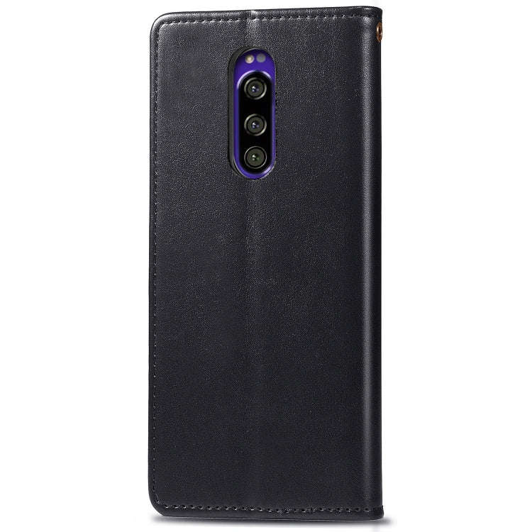 Retro Solid Color Leather Buckle Mobile Phone Protection Leather Case with Lanyard & Photo Frame ...