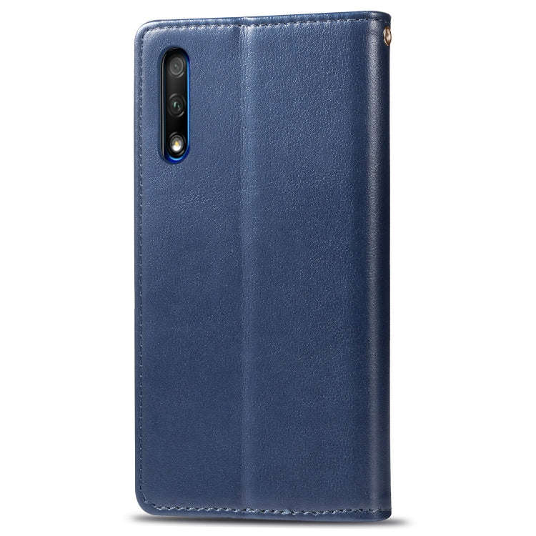 Retro Solid Color Leather Buckle Mobile Phone Protection Leather Case with Lanyard & Photo Frame ...