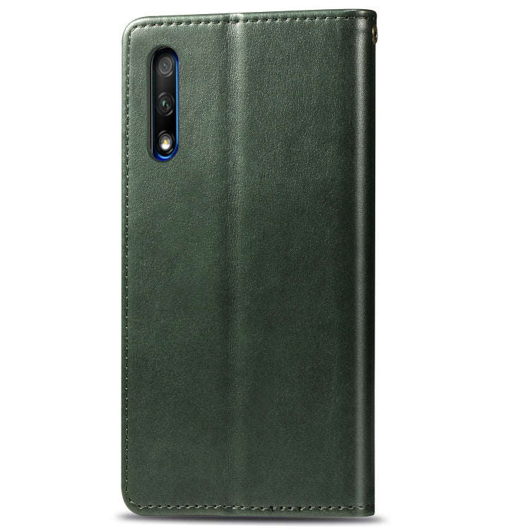 Retro Solid Color Leather Buckle Mobile Phone Protection Leather Case with Lanyard & Photo Frame ...