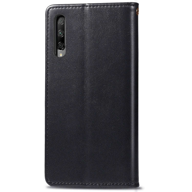 Retro Solid Color Leather Buckle Mobile Phone Protection Leather Case with Lanyard & Photo Frame ...