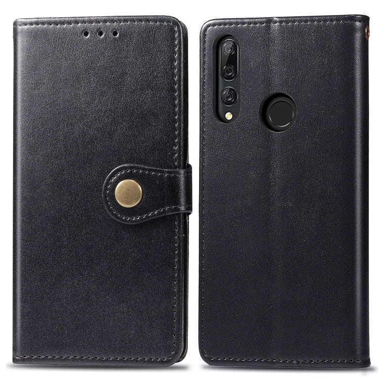 Retro Solid Color Leather Buckle Mobile Phone Protection Leather Case with Lanyard & Photo Frame ...