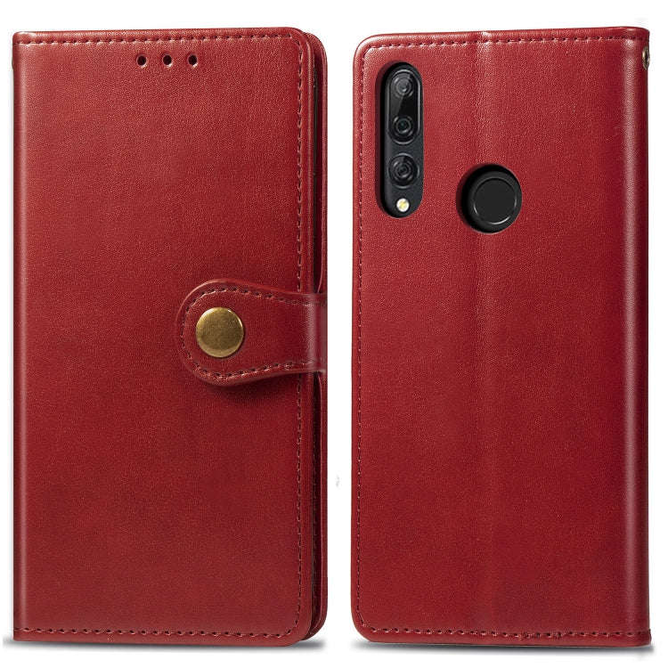 Retro Solid Color Leather Buckle Mobile Phone Protection Leather Case with Lanyard & Photo Frame ...