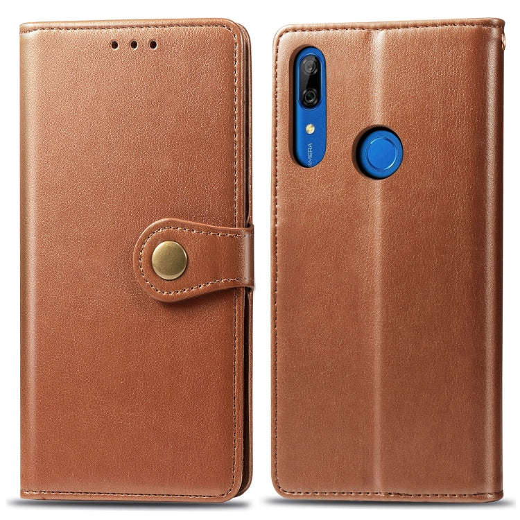 Retro Solid Color Leather Buckle Mobile Phone Protection Leather Case with Lanyard & Photo Frame ...