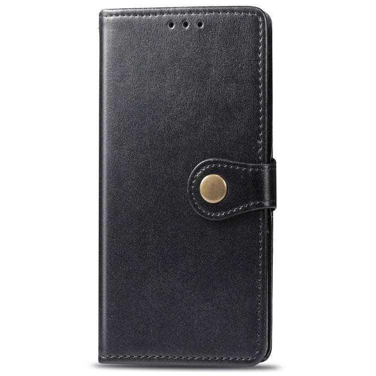 Retro Solid Color Leather Buckle Mobile Phone Protection Leather Case with Lanyard & Photo Frame ...