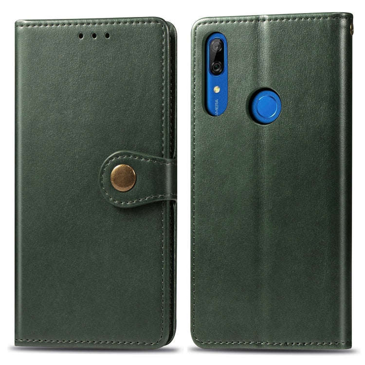 Retro Solid Color Leather Buckle Mobile Phone Protection Leather Case with Lanyard & Photo Frame ...