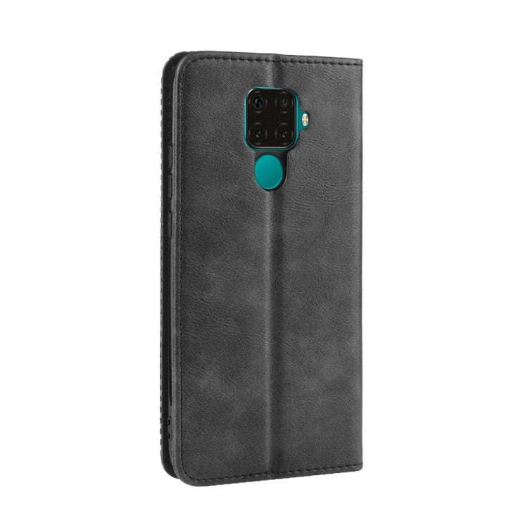 Magnetic Buckle Retro Crazy Horse Texture Horizontal Flip Leather Case for Huawei Nova 5i Pro / M...