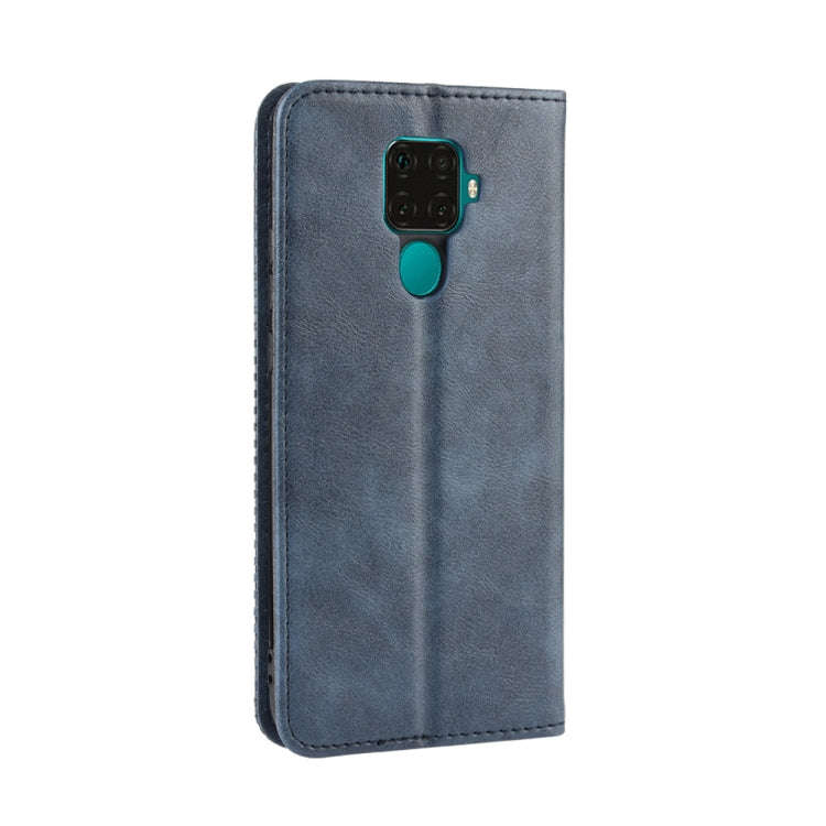 Magnetic Buckle Retro Crazy Horse Texture Horizontal Flip Leather Case for Huawei Nova 5i Pro / M...