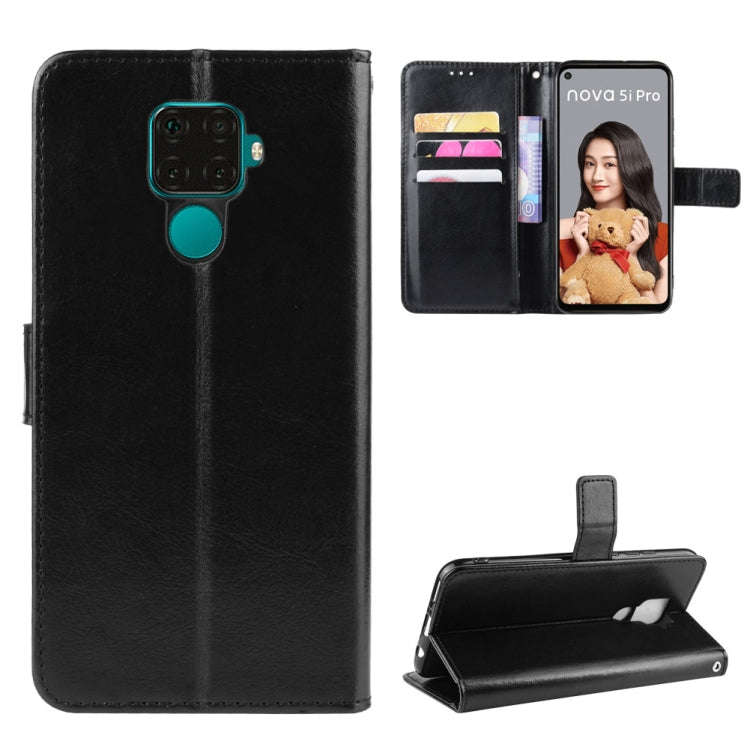 Retro Crazy Horse Texture Horizontal Flip Leather Case for Huawei Nova 5i Pro/Mate 30 Lite , with...