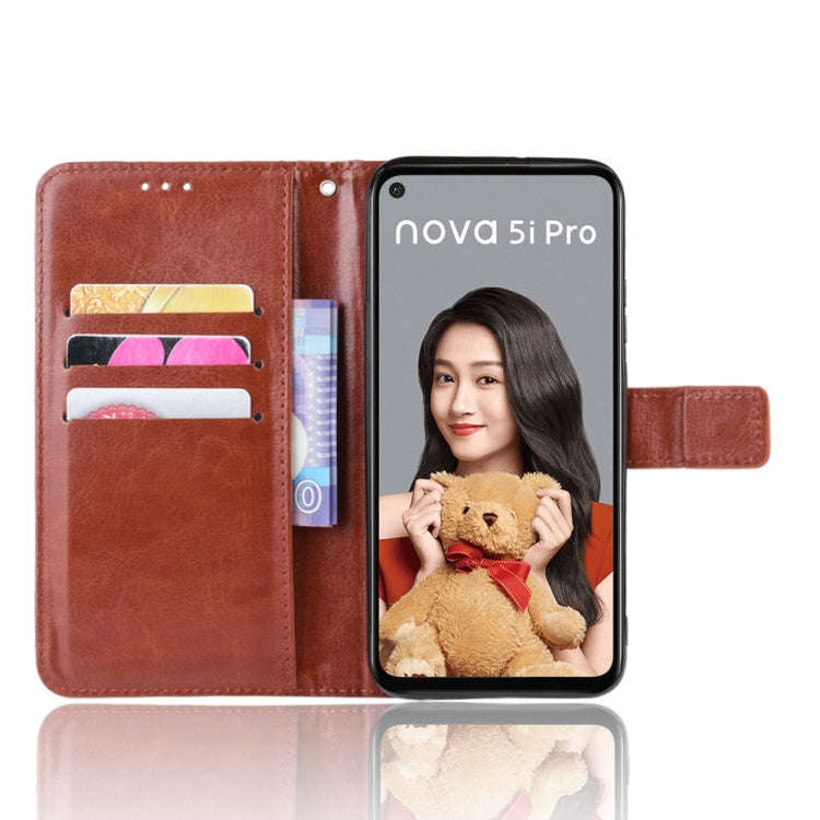 Retro Crazy Horse Texture Horizontal Flip Leather Case for Huawei Nova 5i Pro/Mate 30 Lite , with...
