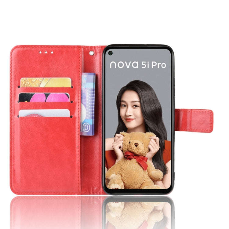 Retro Crazy Horse Texture Horizontal Flip Leather Case for Huawei Nova 5i Pro/Mate 30 Lite , with...