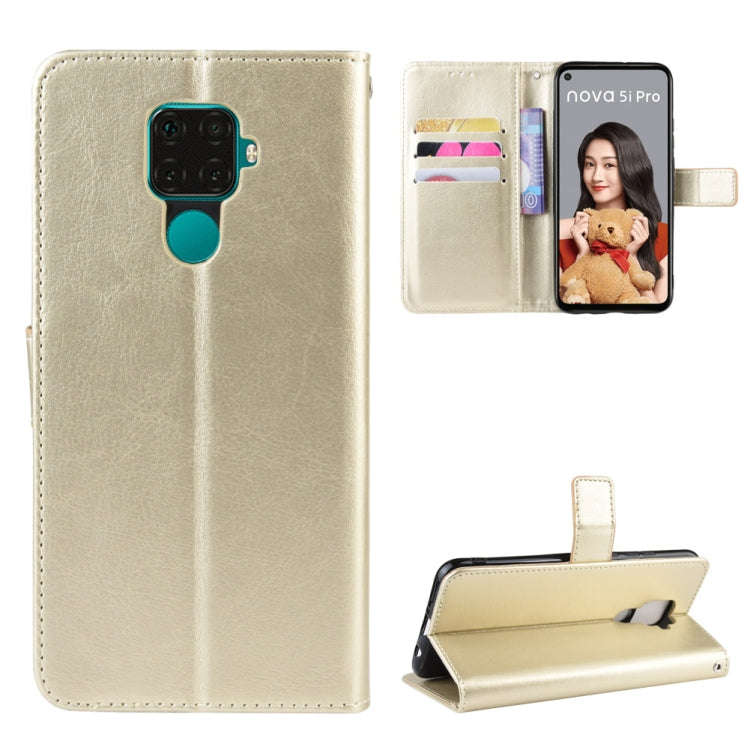 Retro Crazy Horse Texture Horizontal Flip Leather Case for Huawei Nova 5i Pro/Mate 30 Lite , with...