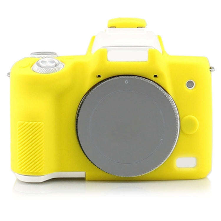Richwell  Silicone Armor Skin Case Body Cover Protector for Canon EOS M50 Body Digital Camera(Yel...