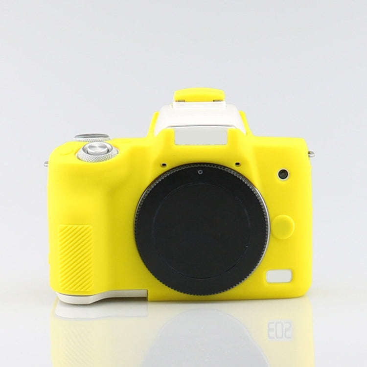 Richwell  Silicone Armor Skin Case Body Cover Protector for Canon EOS M50 Body Digital Camera(Yel...
