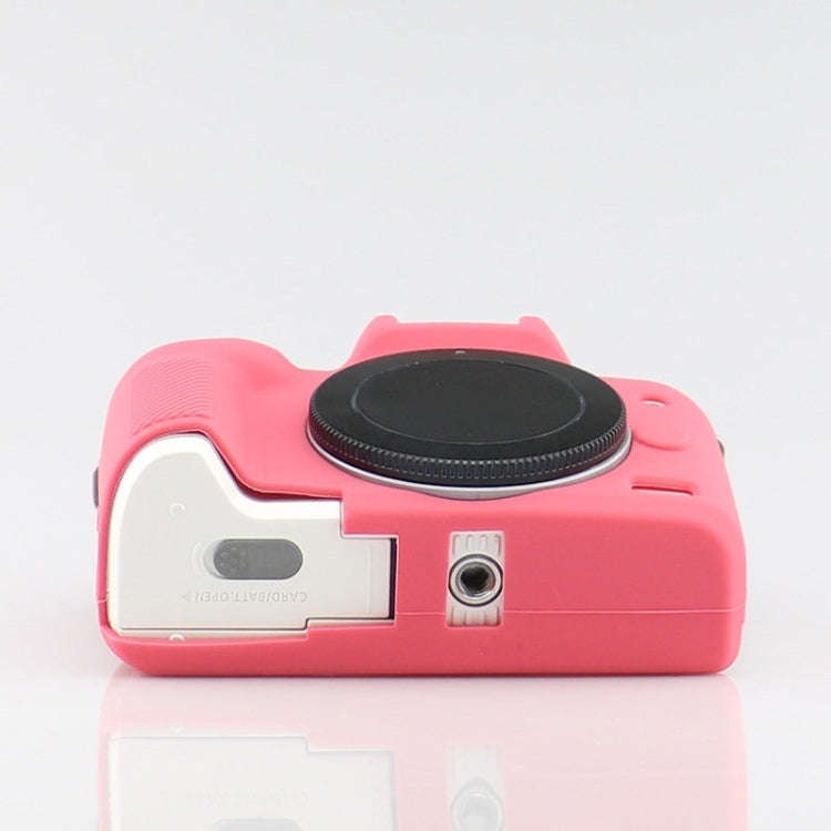 Richwell  Silicone Armor Skin Case Body Cover Protector for Canon EOS M50 Body Digital Camera(Pink)