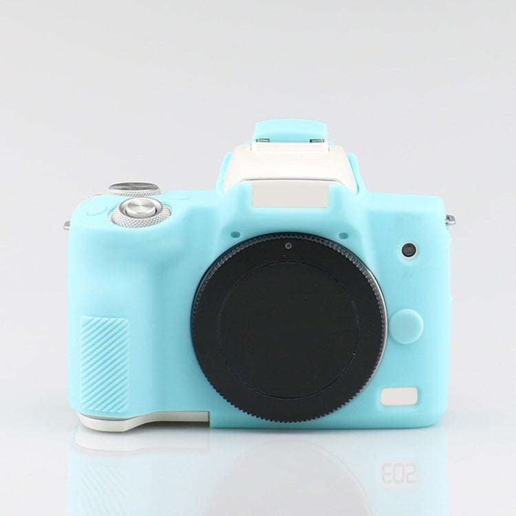 Richwell  Silicone Armor Skin Case Body Cover Protector for Canon EOS M50 Body Digital Camera(Sky...