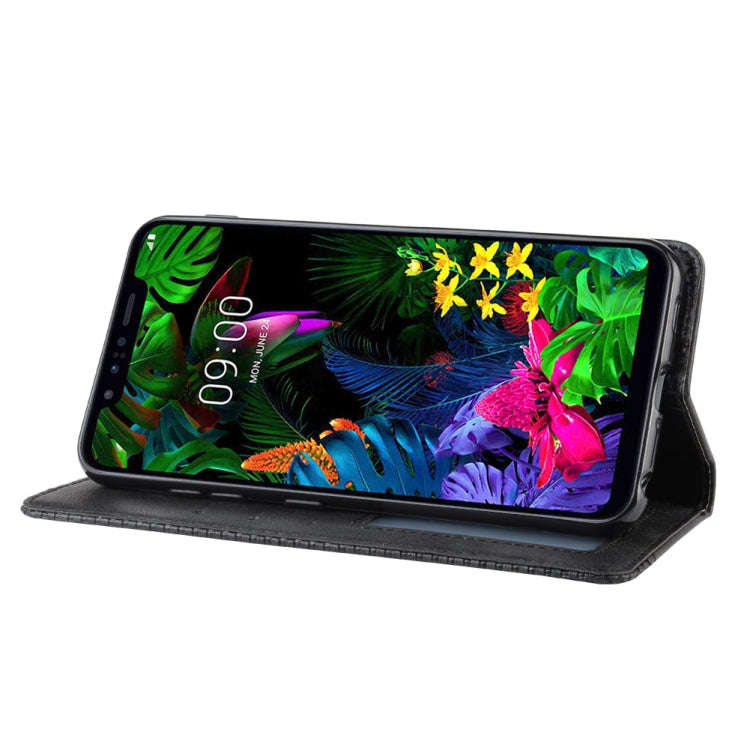 Magnetic Buckle Retro Crazy Horse Texture Horizontal Flip Leather Case for LG G8S ThinQ, with Hol...