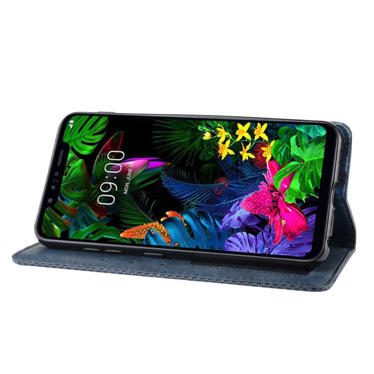 Magnetic Buckle Retro Crazy Horse Texture Horizontal Flip Leather Case for LG G8S ThinQ, with Hol...