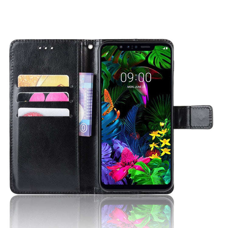 Retro Crazy Horse Texture Horizontal Flip Leather Case for LG G8S ThinQ , with Holder & Card Slot...