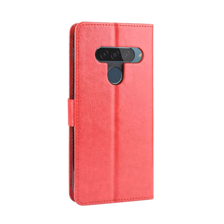 Retro Crazy Horse Texture Horizontal Flip Leather Case for LG G8S ThinQ , with Holder & Card Slot...