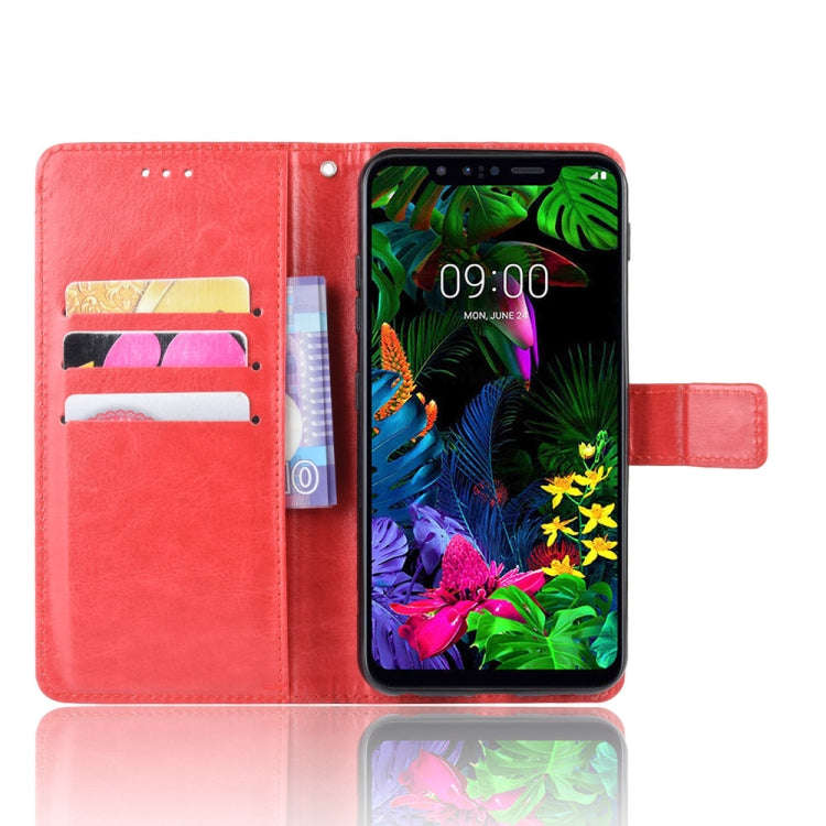 Retro Crazy Horse Texture Horizontal Flip Leather Case for LG G8S ThinQ , with Holder & Card Slot...