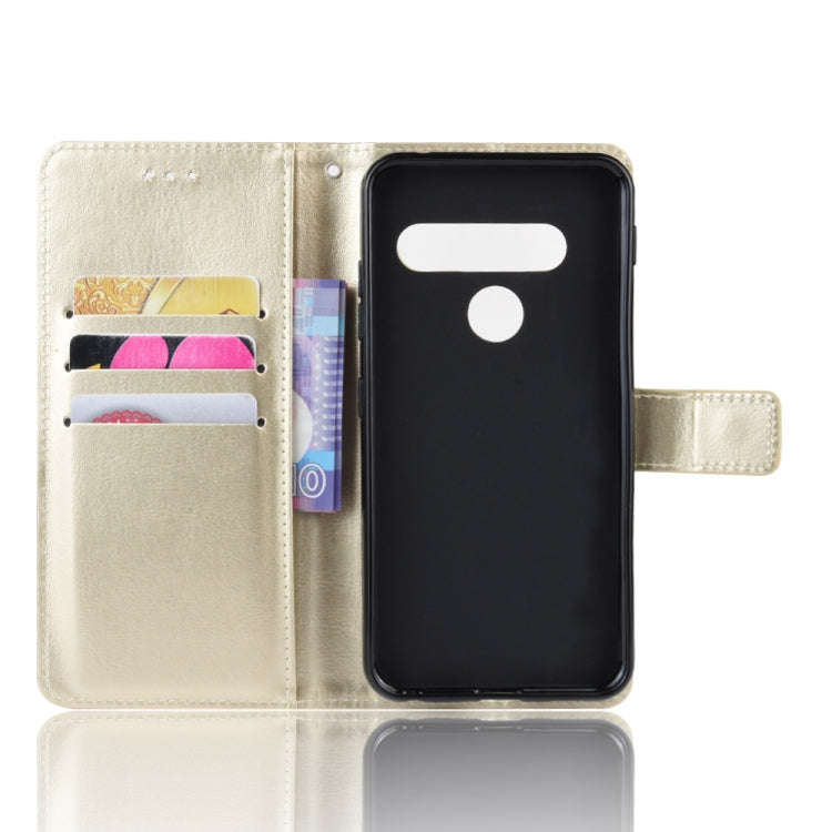 Retro Crazy Horse Texture Horizontal Flip Leather Case for LG G8S ThinQ , with Holder & Card Slot...