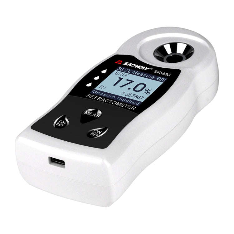 SNDWAY SW-593 Digital Refractometer Sugar Brix Meter Rechargeable Wine Beer Alcohol Drink Fruit S...