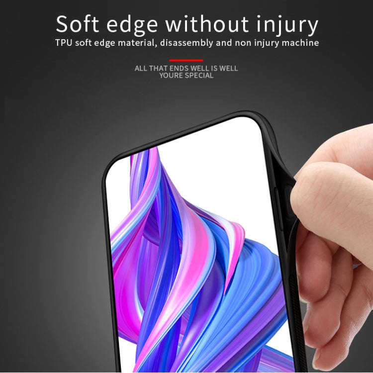 PINWUYO Honors Series Shockproof PC + TPU Protective Case for Huawei Honor 9X / Honor 9X Pro(Black)