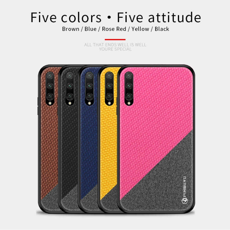 PINWUYO Honors Series Shockproof PC + TPU Protective Case for Huawei Honor 9X / Honor 9X Pro(Blue)