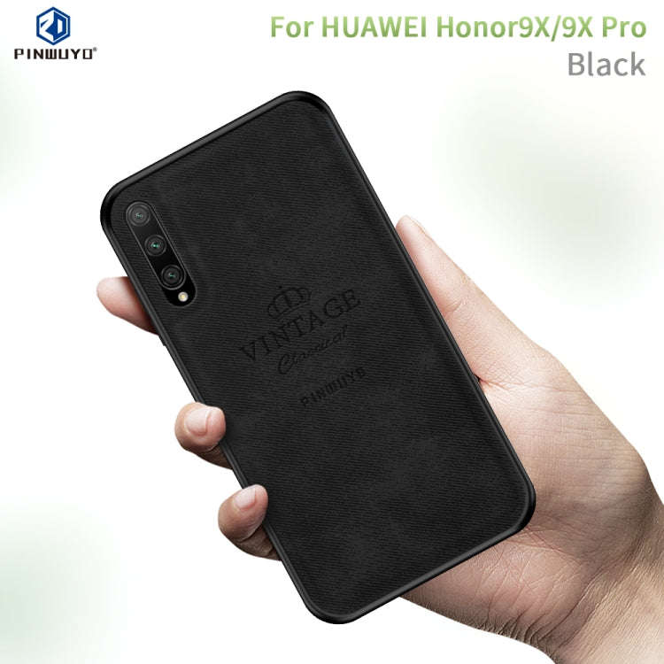 PINWUYO Shockproof Waterproof Full Coverage PC + TPU + Skin Protective Case  for Huawei Honor 9X ...