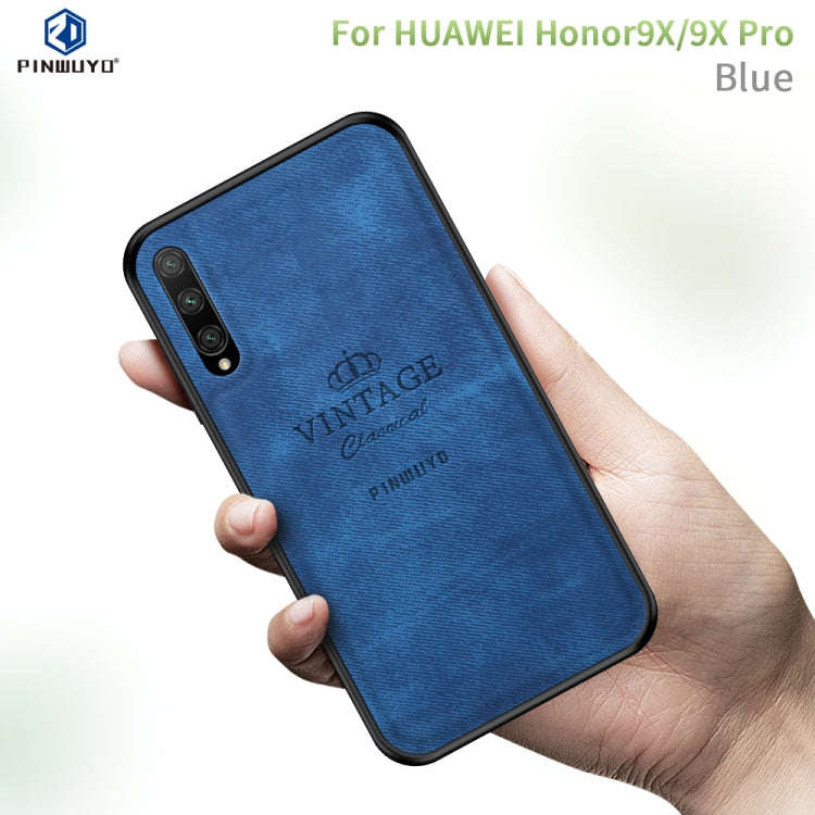 PINWUYO Shockproof Waterproof Full Coverage PC + TPU + Skin Protective Case  for Huawei Honor 9X ...