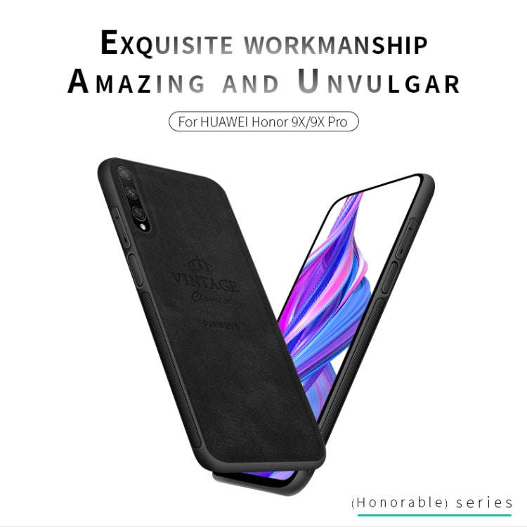 PINWUYO Shockproof Waterproof Full Coverage PC + TPU + Skin Protective Case  for Huawei Honor 9X ...