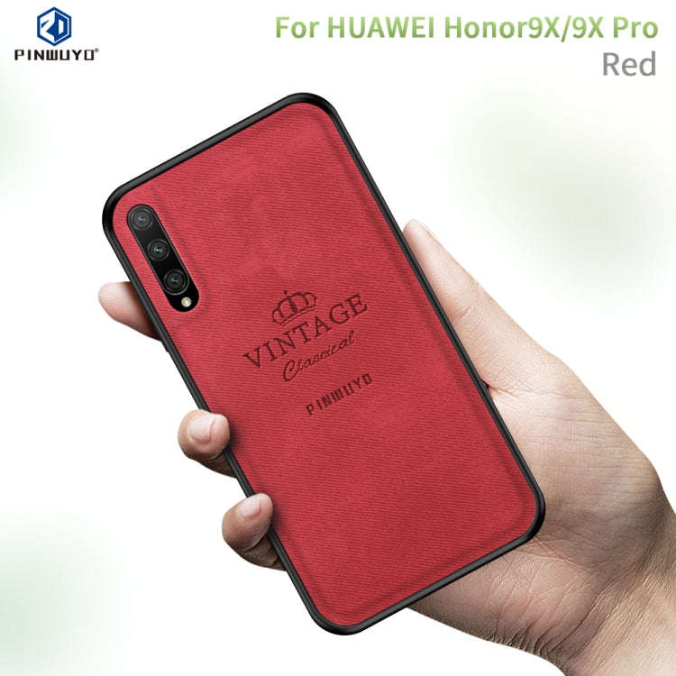 PINWUYO Shockproof Waterproof Full Coverage PC + TPU + Skin Protective Case  for Huawei Honor 9X ...