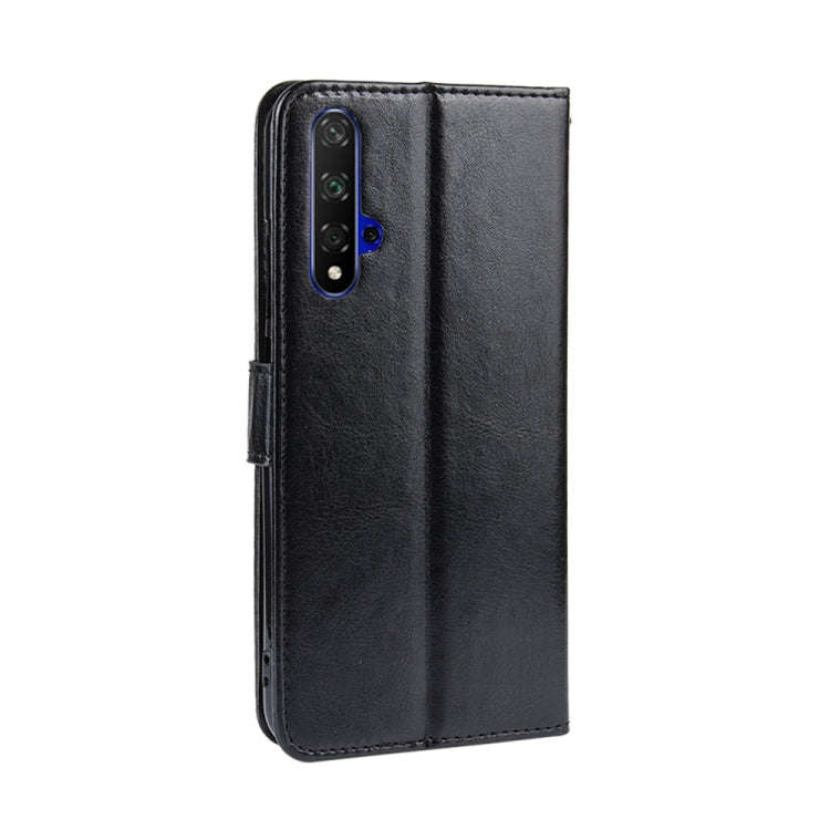 Retro Crazy Horse Texture Horizontal Flip Leather Case for Huawei Honor 20 , with Holder & Card S...