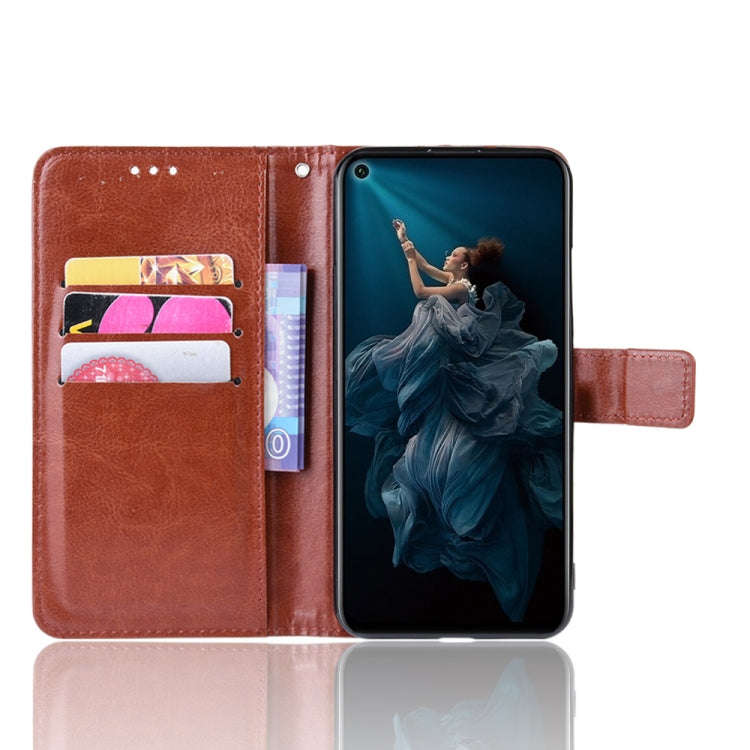 Retro Crazy Horse Texture Horizontal Flip Leather Case for Huawei Honor 20 , with Holder & Card S...