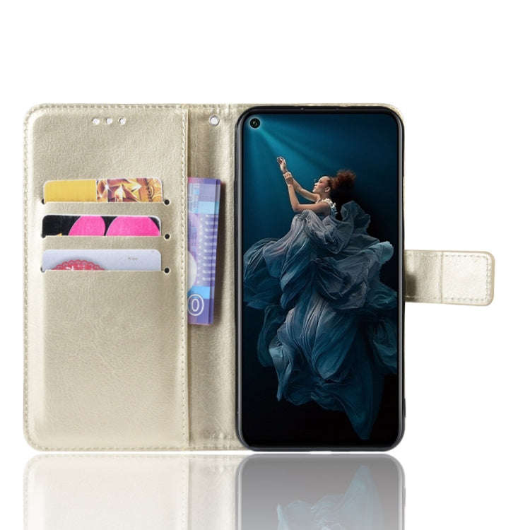 Retro Crazy Horse Texture Horizontal Flip Leather Case for Huawei Honor 20 , with Holder & Card S...