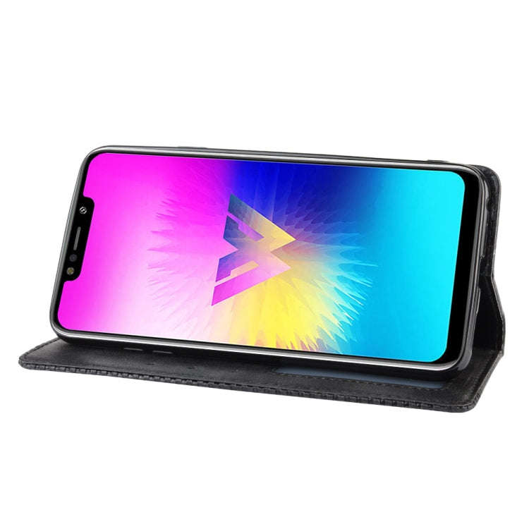 Magnetic Buckle Retro Crazy Horse Texture Horizontal Flip Leather Case for LG W10,with Holder & C...