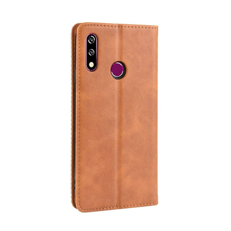 Magnetic Buckle Retro Crazy Horse Texture Horizontal Flip Leather Case for LG W10,with Holder & C...