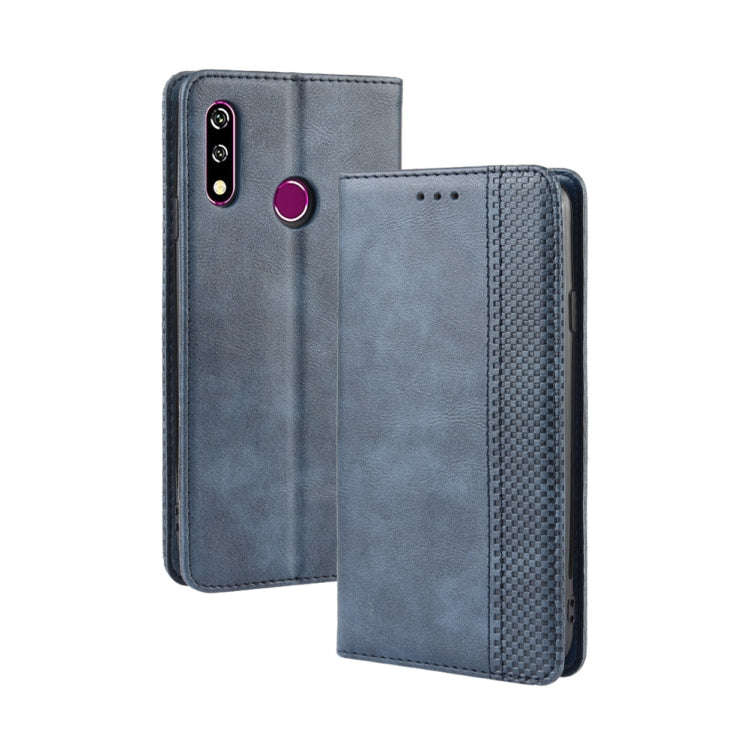 Magnetic Buckle Retro Crazy Horse Texture Horizontal Flip Leather Case for LG W10,with Holder & C...