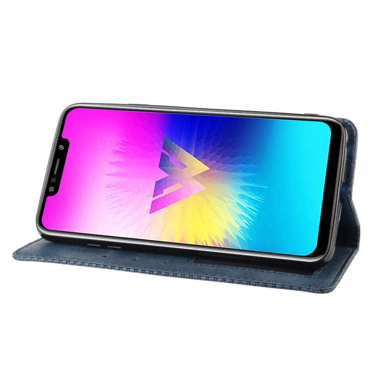 Magnetic Buckle Retro Crazy Horse Texture Horizontal Flip Leather Case for LG W10,with Holder & C...