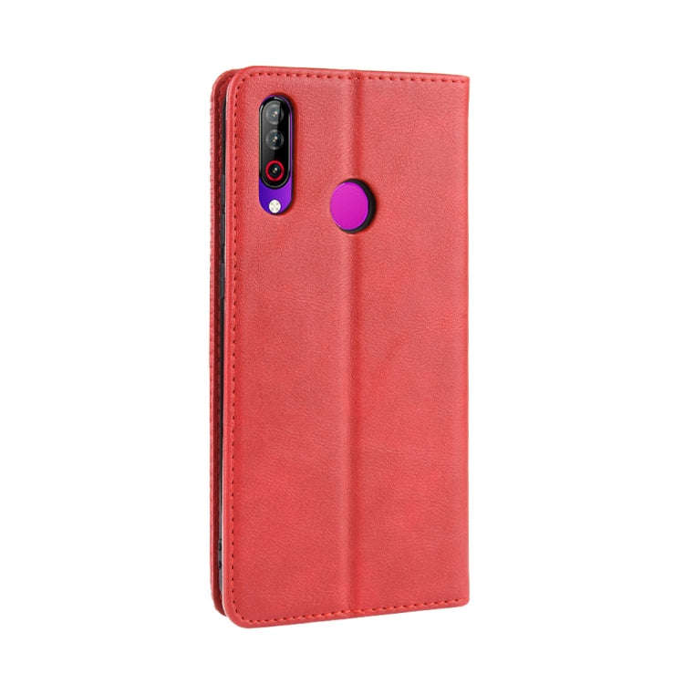 Magnetic Buckle Retro Crazy Horse Texture Horizontal Flip Leather Case for LG W30,with Holder & C...