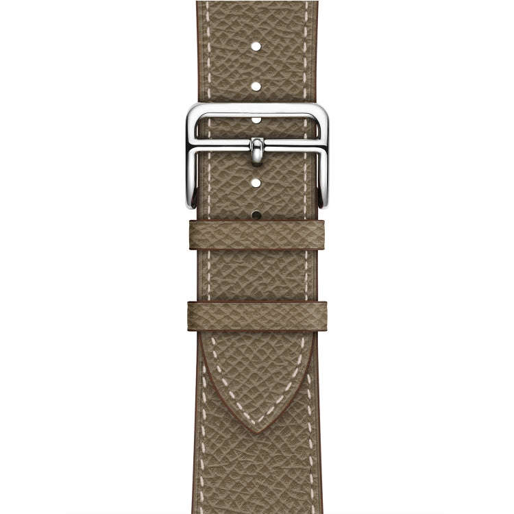 For Apple Watch 3 / 2 / 1 Generation 38mm Universal Leather Cross Band(Gray)