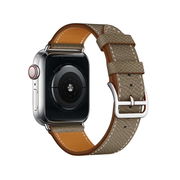 For Apple Watch 3 / 2 / 1 Generation 38mm Universal Leather Cross Band(Gray)
