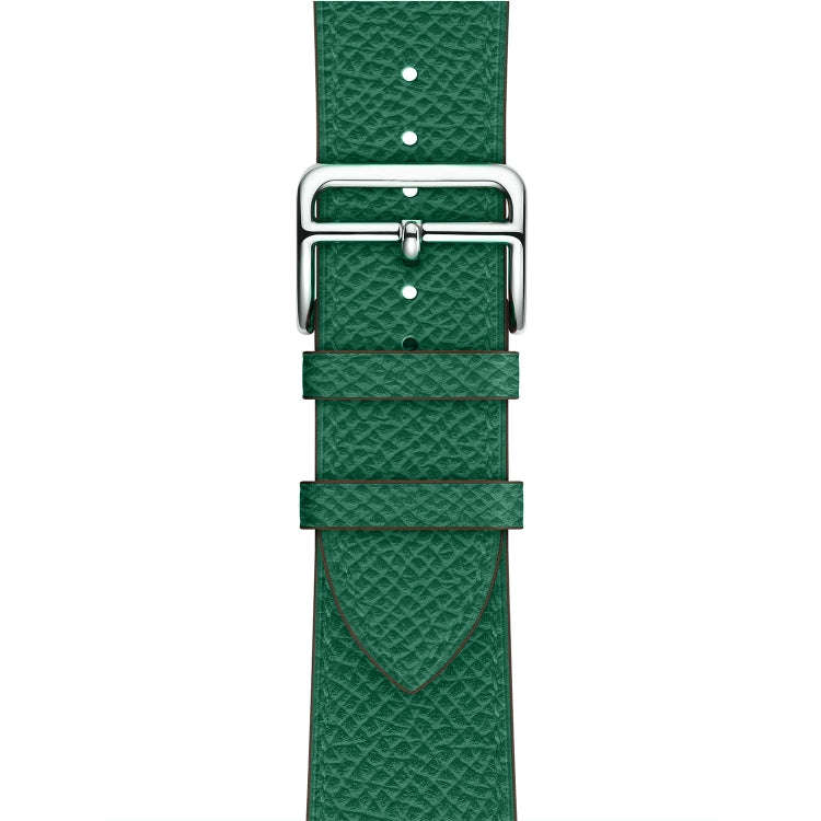 For Apple Watch 3 / 2 / 1 Generation 38mm Universal Leather Cross Band(Green)