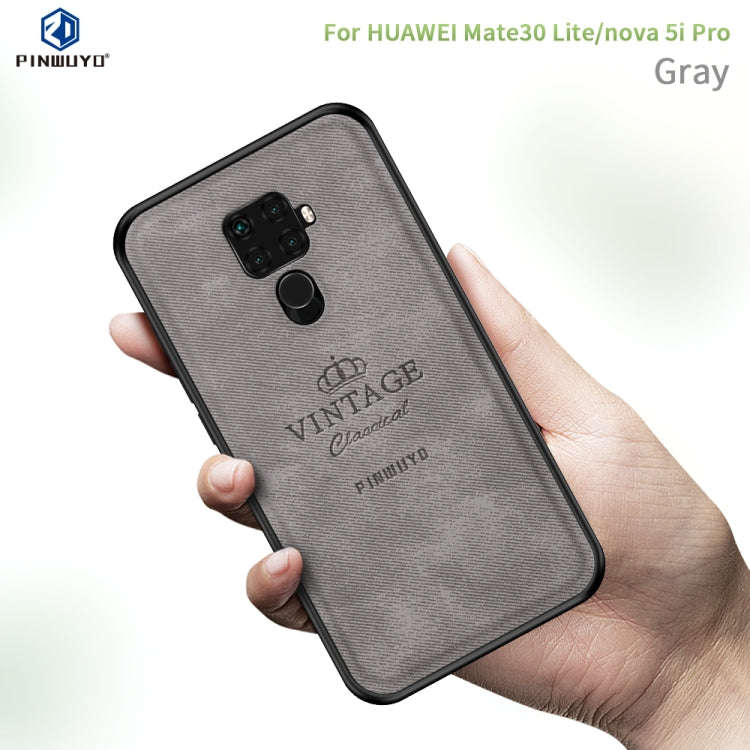 PINWUYO Shockproof Waterproof Full Coverage PC + TPU + Skin Protective Case for Huawei Nova 5i Pr...