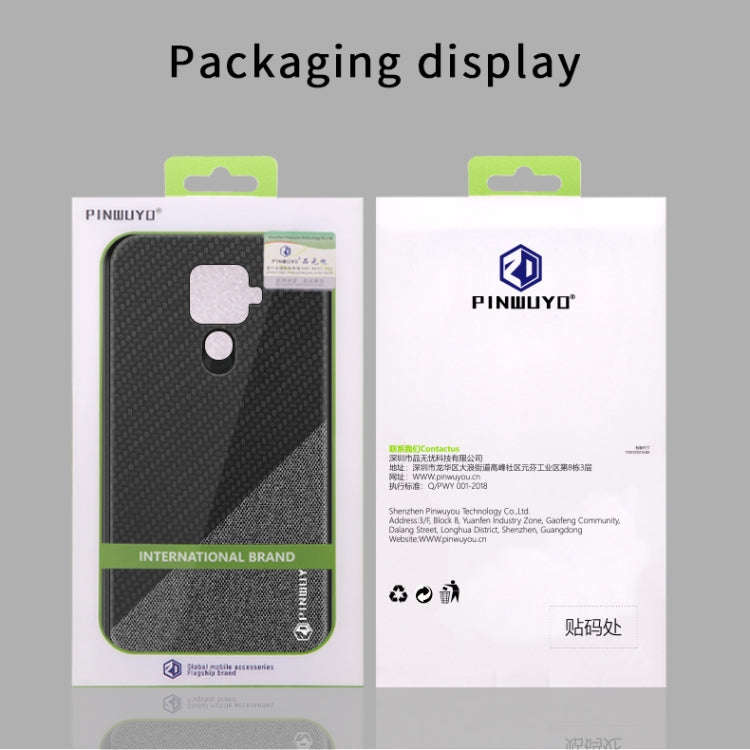 PINWUYO Honors Series Shockproof PC + TPU Protective Case for Huawei Nova 5i Pro / Mate 30 Lite(B...