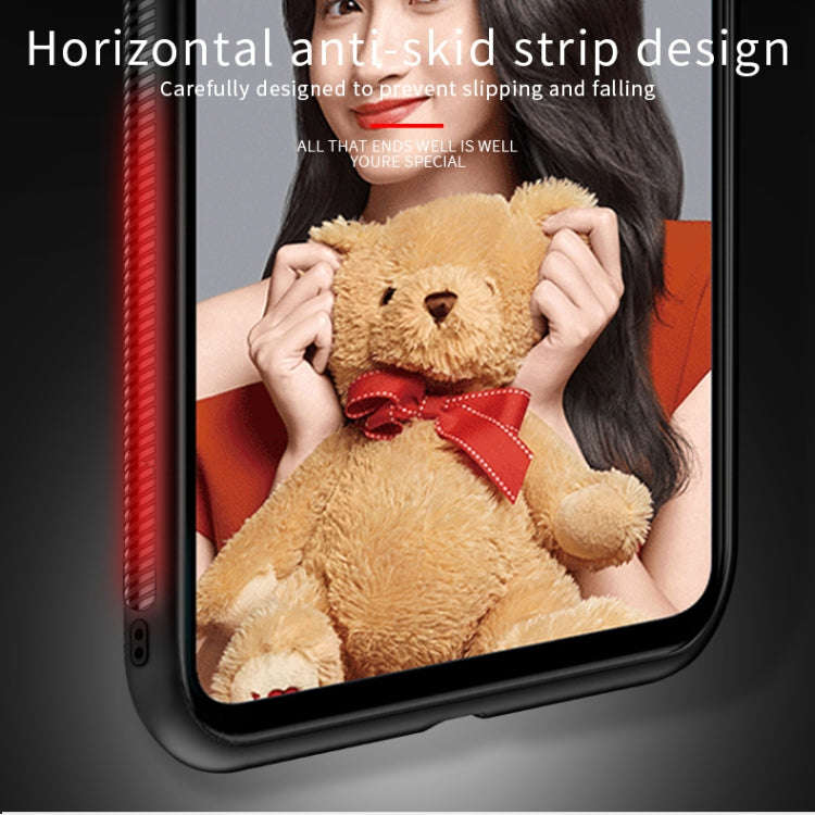 PINWUYO Honors Series Shockproof PC + TPU Protective Case for Huawei Nova 5i Pro / Mate 30 Lite(Red)