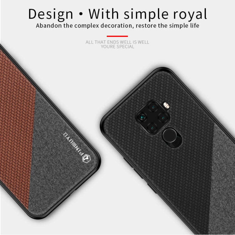 PINWUYO Honors Series Shockproof PC + TPU Protective Case for Huawei Nova 5i Pro / Mate 30 Lite(Red)