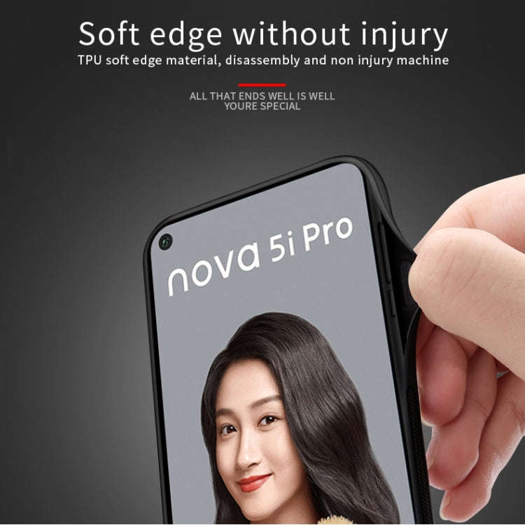 PINWUYO Honors Series Shockproof PC + TPU Protective Case for Huawei Nova 5i Pro / Mate 30 Lite(Red)